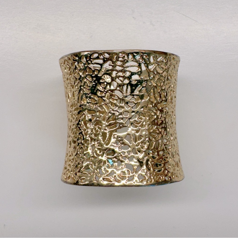 Kendra Scott Gold Textured Cuff Bracelet